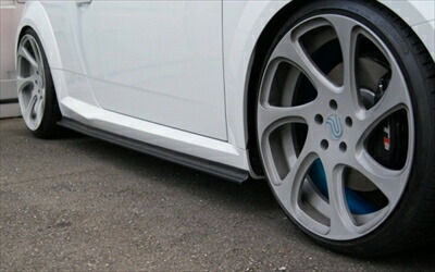 Audi TTSクーペ/TTクーペ S-line 8S サイドスカート FRP製 塗装済み