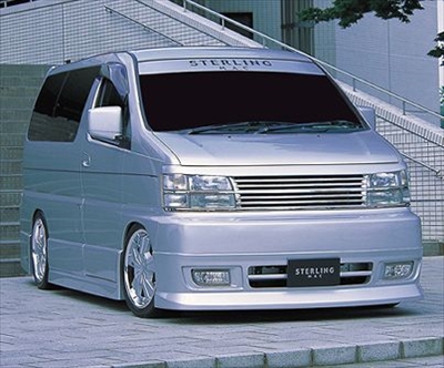 Nissan elgrand 50. Ниссан Эльгранд е50. Эльгранд 50 кузов. Обвес Nissan Elgrand e50. Ниссан Эльгранд 1999.