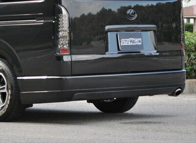 ハイエース 200系 後期 STERLING BLIC フロントリップスポイラー FRP＆SILVER CARBON