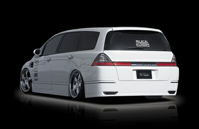 超激安 Bumper オデッセイ V Vision Rb1 2 Rear Spoiler マフラーカッター付 塗装取付込 車用品