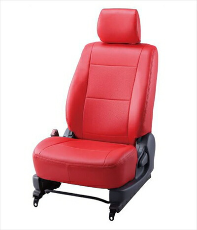 DA17V エブリイバン シートカバー カジュアル パンチングタイプ 1台分セット レッド