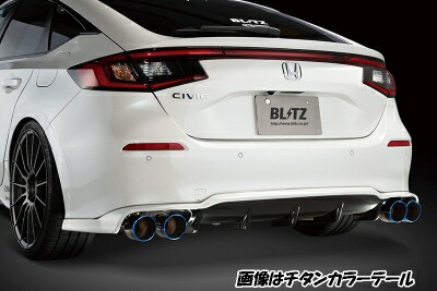 FL1 シビック NUR-SPEC マフラー Quad モデル カスタムエディション ステンレスカラー 2.5R｜Autostyle