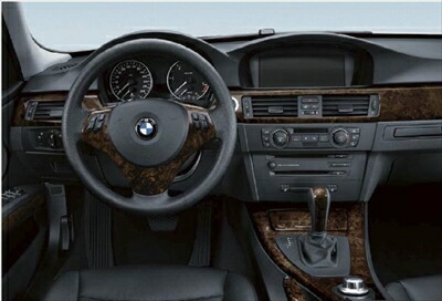 BMW 3シリーズ ツーリング ウッド・トリム (パール・ウォールナット) ダッシュ・ボード 2008.9〜 左ハンドル車右側用