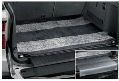 BMW X5 E70 ラゲージ・ルーム・マット サキソニー・ロイヤル グレー ブラック サード・ロー・シート(3列目シート) パーセル・レール装備車用