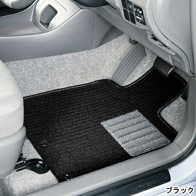 マークX 130系 4WD車 フロアマット ベーシックタイプ バレー ブラック/ヒールパット無