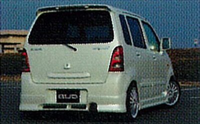 WAGON R+ MA63S リアアンダースポイラー 塗装取付込