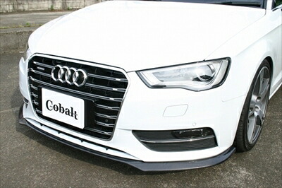Audi A3 8V スポーツバック 標準バンパー用 カーボンリップスポイラー 取付込