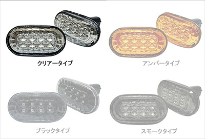 ジムニーシエラ JB74W シーケンシャルLEDサイドマーカー クリア