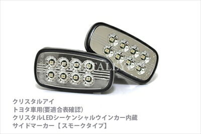 bB NCP30系 シーケンシャル LEDサイドマーカー スモーク