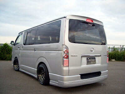 ハイエース 200系 スーパーGL リアハーフスポイラー 塗装済み