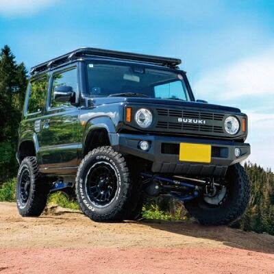 JB64W ジムニー 2WAY ラギッドバンパー フロント ナンバーステー位置 センター｜Autostyle
