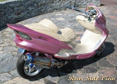 25 Off マジェスティ125 Rear Spoiler 塗装済 Fucoa Cl