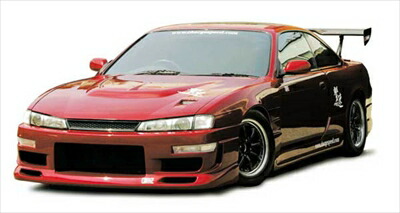 S14 フロントバンパー 後期 塗装取付込