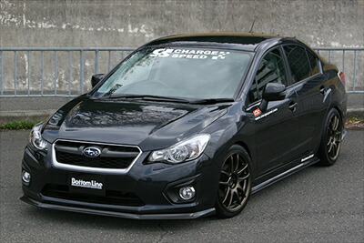 インプレッサG4GJ#A/Bサイドボトムライン純正サイドステップ非装着車用カーボン製