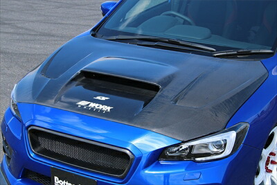ラ・アンスポーツ　WRX STI (GR・GV系)ボンネットダクト(カーボン) Pleasure Racing Service カーボンボンネット GR/GV のパーツ