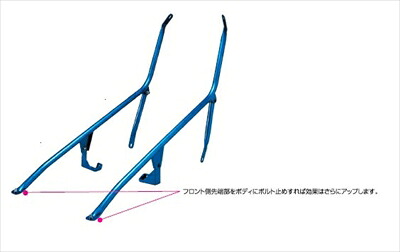 シビック EG6/9 ピラーサイド補強バー 左右セット