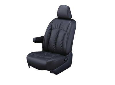 KSP210/MXPA10/MXPA15 ヤリス ヘッドレスト一体型 シートカバー ジャッカ ブラック