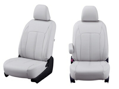 MR52S/MR92S R2(2020)/2～R6(2024)/5 ハスラー 助手席背面バックテーブル付き車用 シートカバー プライム ライトグレー