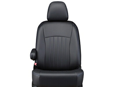 【受注生産品1.5ヶ月前後】GR3 / GR4 フィット ハイブリッド (e:HEV) シートカバー ライン ブラック&times;ブルーステッチ｜Autostyle