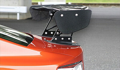 楽天市場】BRZ ZC6 バーチカルマウントGTウィング クリア塗装済み