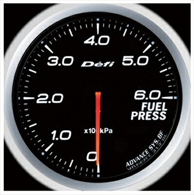 Defi-Link Meter ADVANCE BFシリーズ (Φ60) 燃圧計 ホワイト