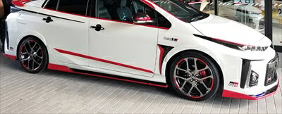 プリウスPHV GR-SPORT-ZVW52 対応オーバーフェンダー02 塗装済み