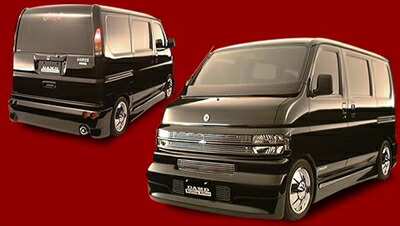 楽天市場】バモス HM1.2 前期（1999/6-2001/8） BLACK×METAL フロント