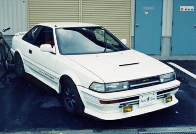 AE91/92レビン用 フロントエアダムスポイラー AE92 レビン FRONT LIP SPOILER 後期 塗装済み : エアロ