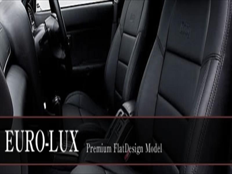 デリカ D:5 シートカバー EURO-LUX H23.01〜H24.06 運転席パワー式 2列目左右アームレスト無
