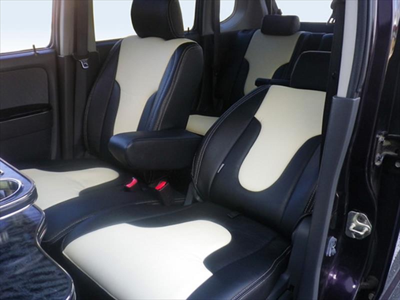 ミラ ココア L685S タイプ：X スペシャルコーデ (H24.04?) シートカバー DEP V-Line カラー：アイボリー