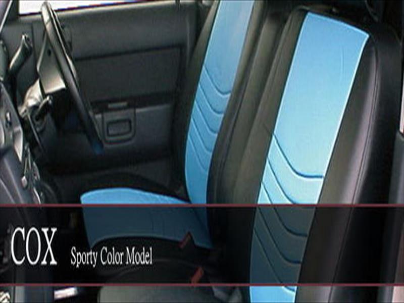 ベンツ Eクラスワゴン W124 シートカバー COX 2色 (ツートンカラー) 外側カラー：グレー