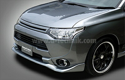 アウトランダー/アウトランダー PHEV GF7W/8W GG2W フロントハーフスポイラー カーボン製 クリア塗装済み