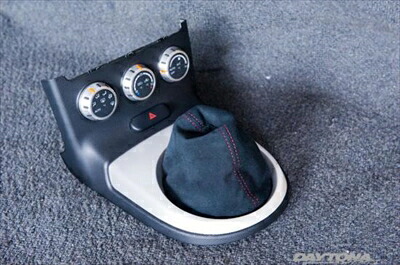 フェアレディZ Z33 アルカンターラ MT シフトブーツ ステッチカラー レッド