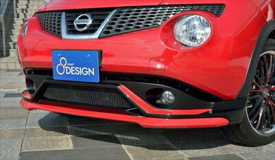 F15 ジューク 前期 ケンスタイル EIK フロントグリル ケンスタイル ジューク F15 前期 フロントハーフスポイラー 未塗装