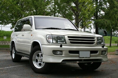 LANDOCRUISER 100 フェンダーアーチ 純正フロントリップスポイラー付き車専用タイプ 塗装済み|Autostyle