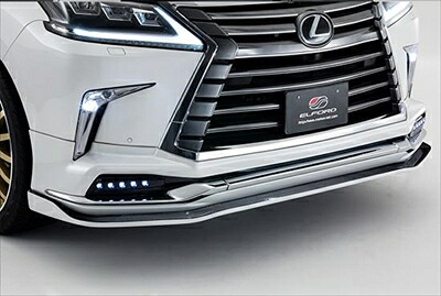 LEXUS LX570 後期 モデリスタエアロ装着車 フロントアンダーウイング FRP+カーボン製 塗装取付込｜Autostyle