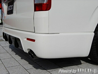 楽天市場】ハイエース 200系 ワイドボディ リアバンパー バージョン2