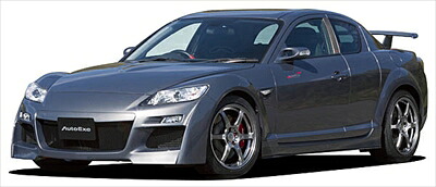 RX-8 SE-04 フロントノ-ズ (要純正フォグランプ、牽引フック使用不可)SE3P-300001~ 塗装済み