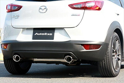 CX-3 AT車 プレミアムテールマフラー 量産レイアウトタイプ DK5AW(4WD)用