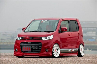 1円～ スズキ ワゴンR MH34系 前期 フロント バンパー グリルトリム カバー ガーニッシュ ステンレス 鏡面 カスタム パーツWAGON-R EX351 Revier⁄Reiz MH34ワゴンR⁄ワゴンRスティングレー用パーツ | ハイ