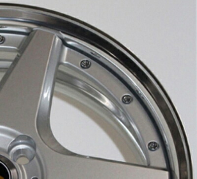 【セミオーダー】ABYSS アビス 16inch 2ピース フルリバースホイール 1本 16 x 9.0J 4H/100 ディスク カラー：シルバー｜Autostyle