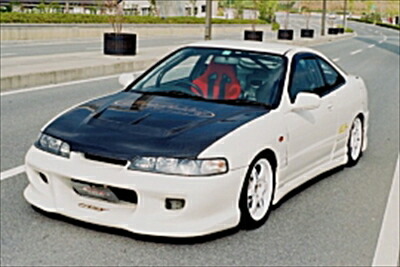 ◆Shift sports カーボンエアロボンネット(表面クリア塗装済み) インテグラ DC2/DB8 Shift Sports カーボンエアロボンネット のパーツレビュー
