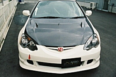 DC5 ボンネット ボンピン付 ホンダ インテグラ FRP イングス風 ブラック イングス 「イングス N-SPEC」インテグラ（DC5）用エアロ