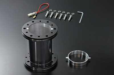 JDM アルミ(ロング)ボススペーサー 100mm ブラック