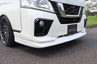 【納期2-3ヵ月】NV350キャラバン E26 中期 標準ボディ VALIANT フロントリップスポイラー 塗装取付込