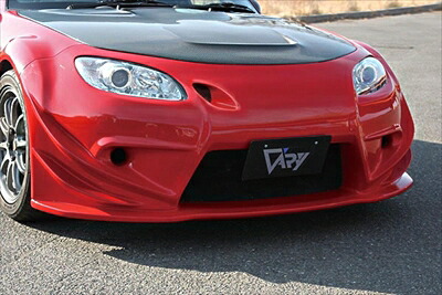 ロードスター NCEC 2008/12- フロントバンパースポイラー T-S インテークダクト付 FRP製