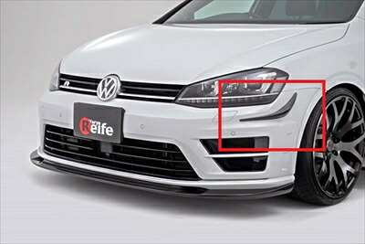VW GOLF 7 グレード：R バンパーカナード カーボン製