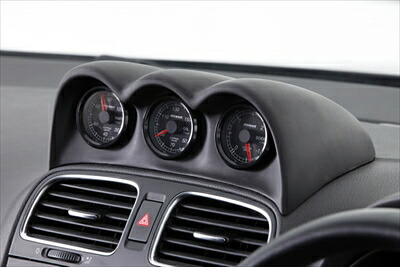 GOLF 6 GTI/TSI 3連メーターパネル 52φ FRP製