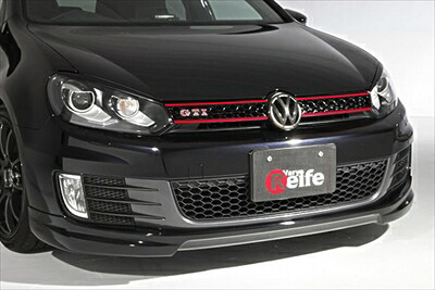 GOLF 6 GTI/TSI varyReife フロントスプリッター FRP製 塗装取付込
