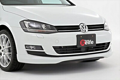 VW GOLF 7 TSI フロントリップスポイラー (ウレタン製) フロントスプリッター (カーボン製)付 塗装済み